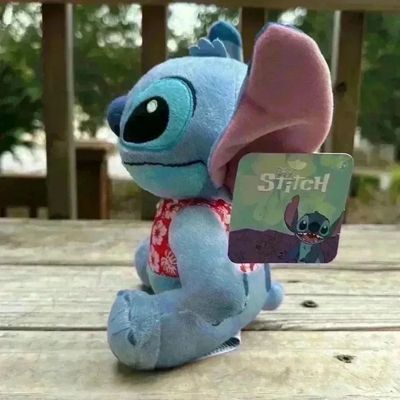 DISNEY Stitch Hawaiian Shirt Plush Toy 9" - Picture 6 of 11
